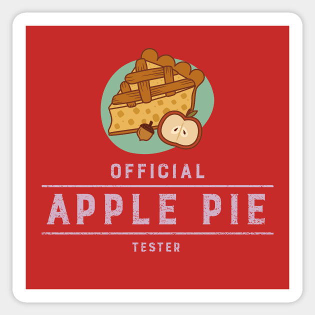 Official Apple Pie Tester Sticker by Shop The Lansing Journal